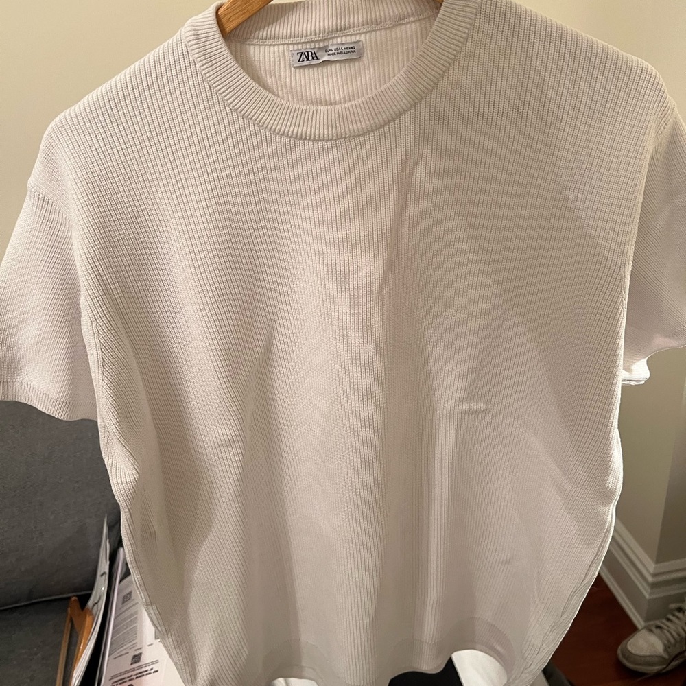 Zara White T Shirt